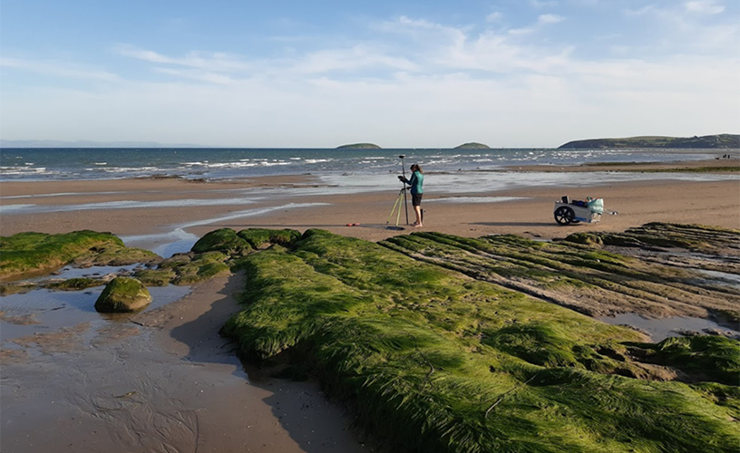 CHERISH research recording intertidal peats