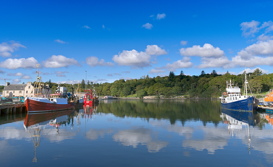 Harbour on a sunny day